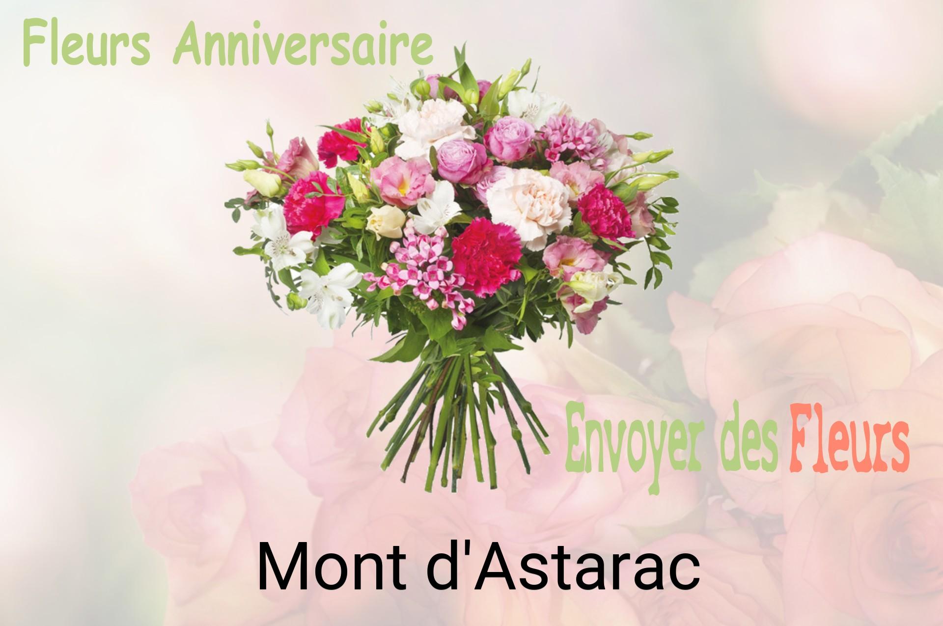 Bouquet de fleurs d’anniversaire livré à Mont-d'Astarac