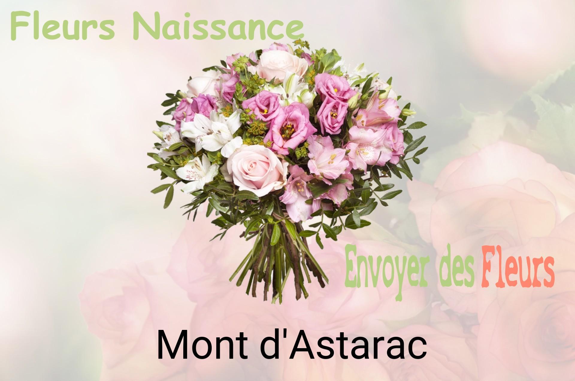Bouquet de fleurs de naissance livré à Mont-d'Astarac