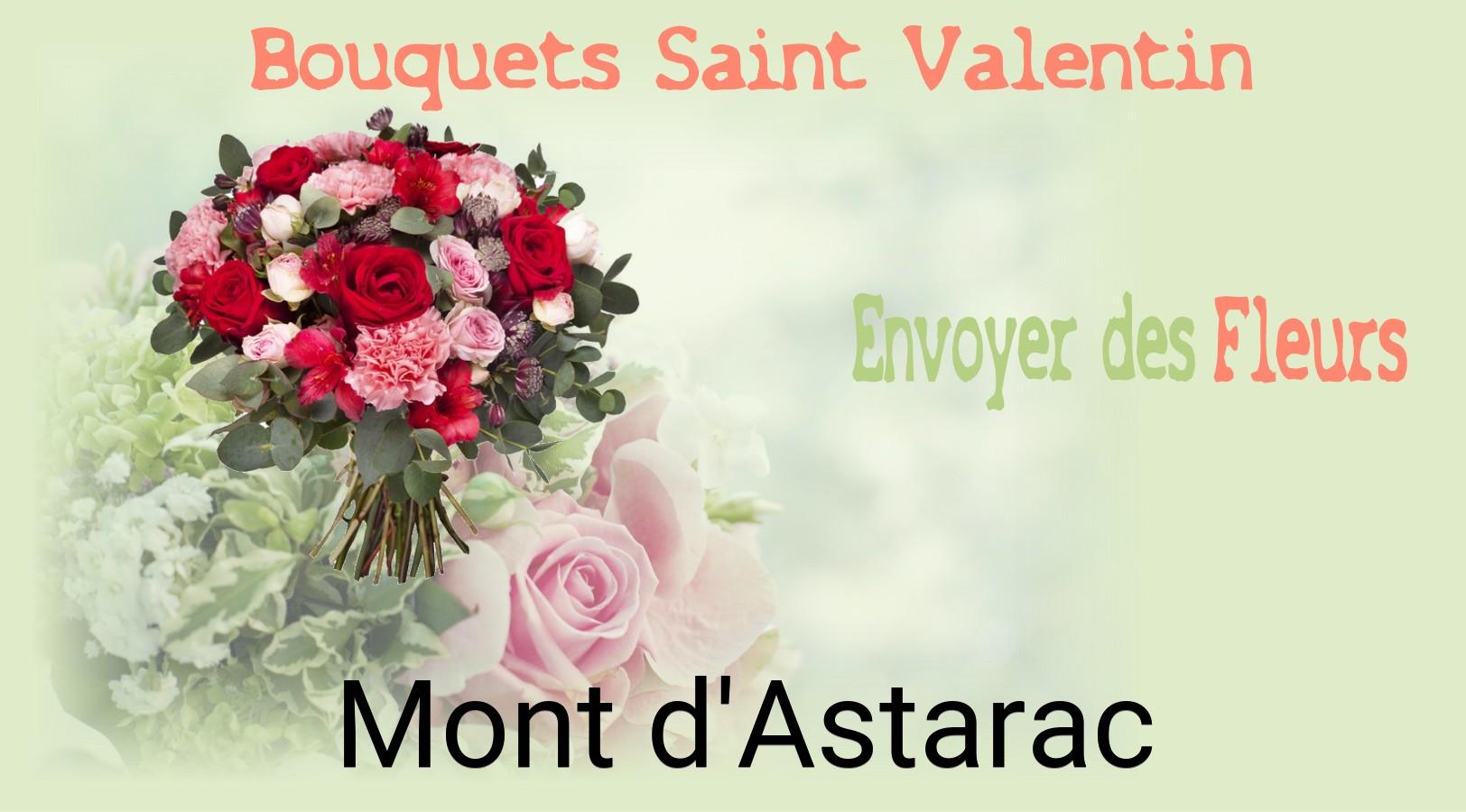 Roses de Saint-Valentin livrées à Mont-d'Astarac